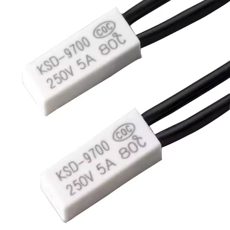 สวิตช์อุณหภูมิเทอร์โมสตัท Bimetal KSD9700 สำหรับบัลลาสต์ สวิตช์อุณหภูมิเทอร์โมสตัท Bimetal KSD9700 สำหรับบัลลาสต์